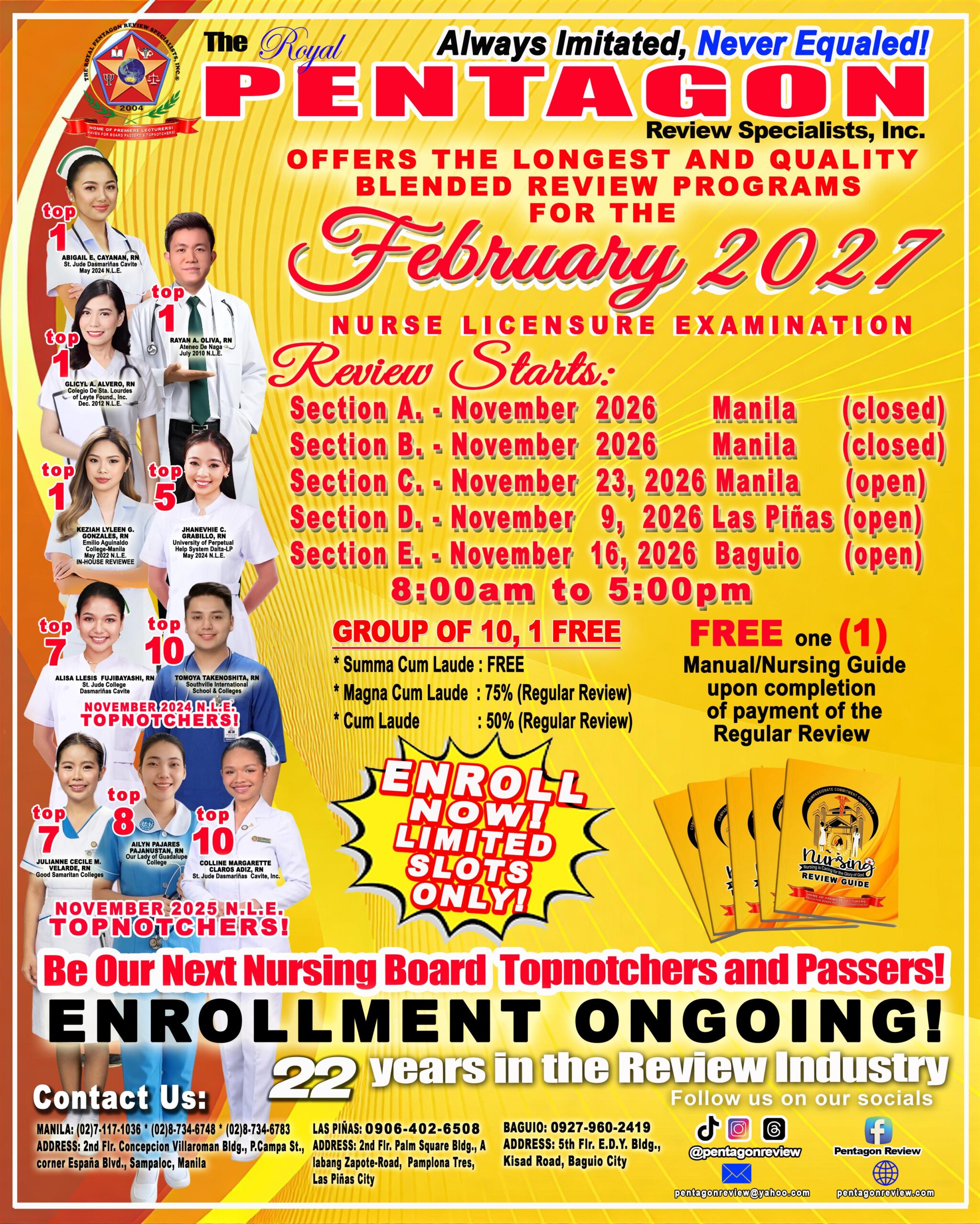 LOCAL RN SCHED FEB 2027
